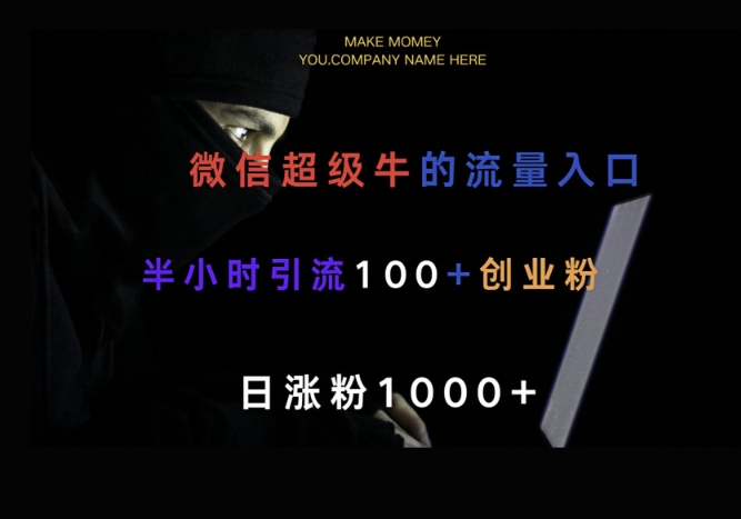 微信版知乎,一小时引流100+创业粉,日涨粉1000+-副业网创资源站